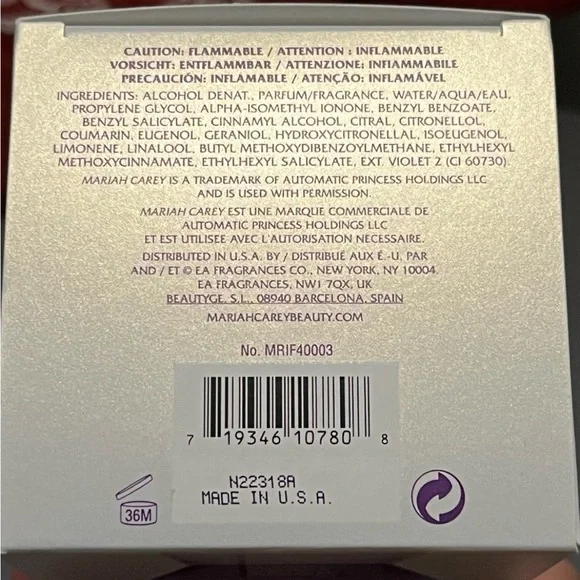 M by Mariah Carey Perfume - Picture 5 of 5